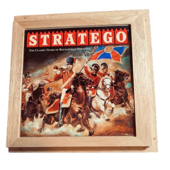 Stratego Game, Milton Bradley, Classic Game in Wooden Box, Special Edition, OS - Picture 1 of 13